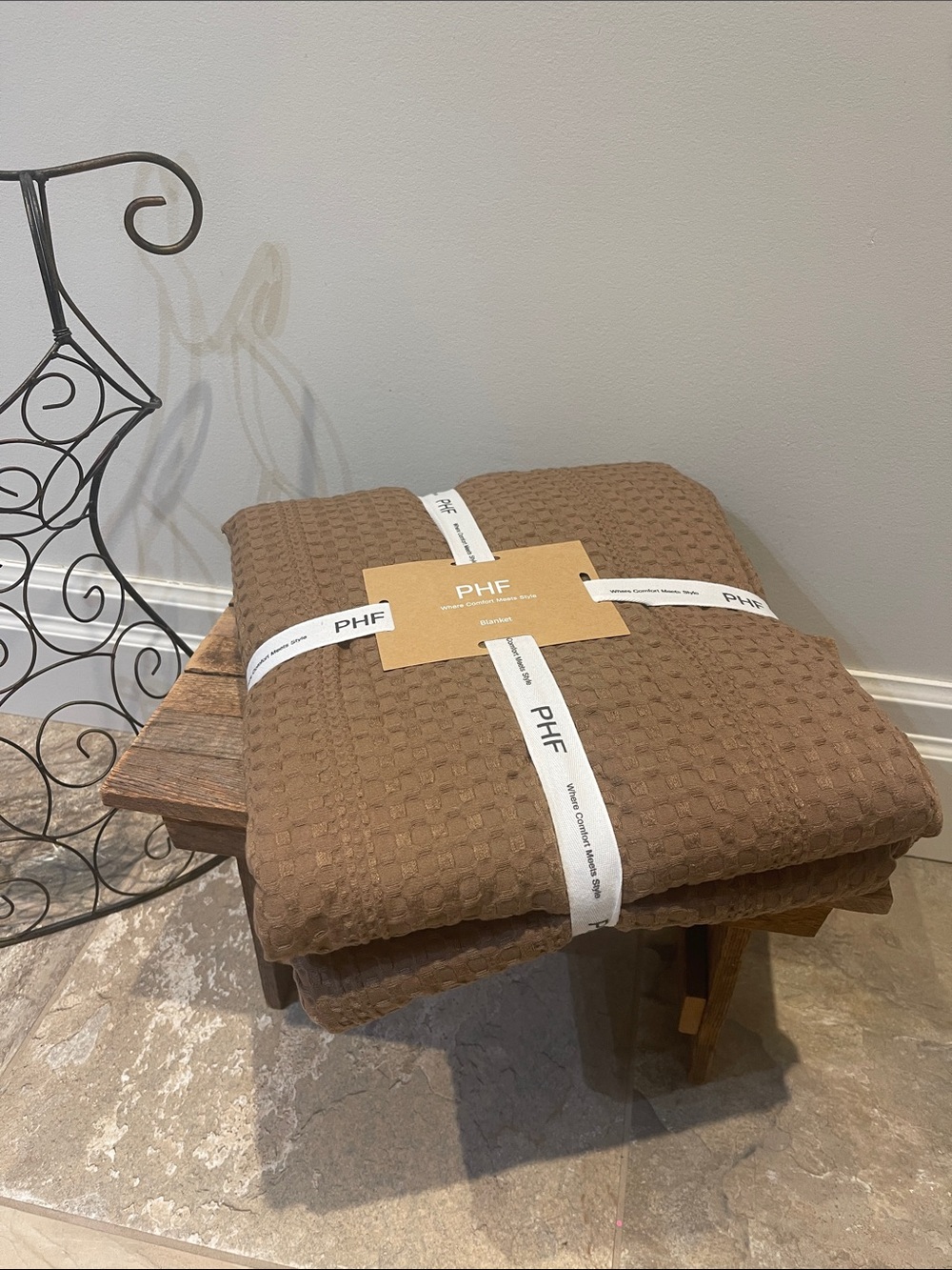 🆕 PHF Soft Waffle Weave King Blanket